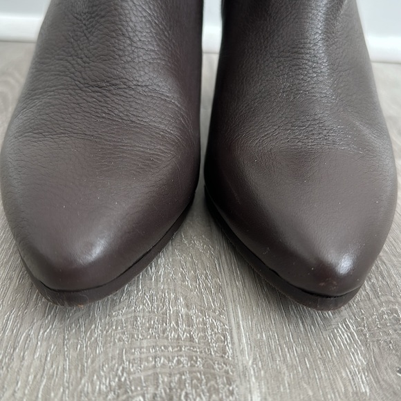 Aquatalia Giana Tumbled Leather Ankle Boots | Size 9 ⚠️ FITS LIKE 8.5 ⚠️ Brown - Picture 7 of 16
